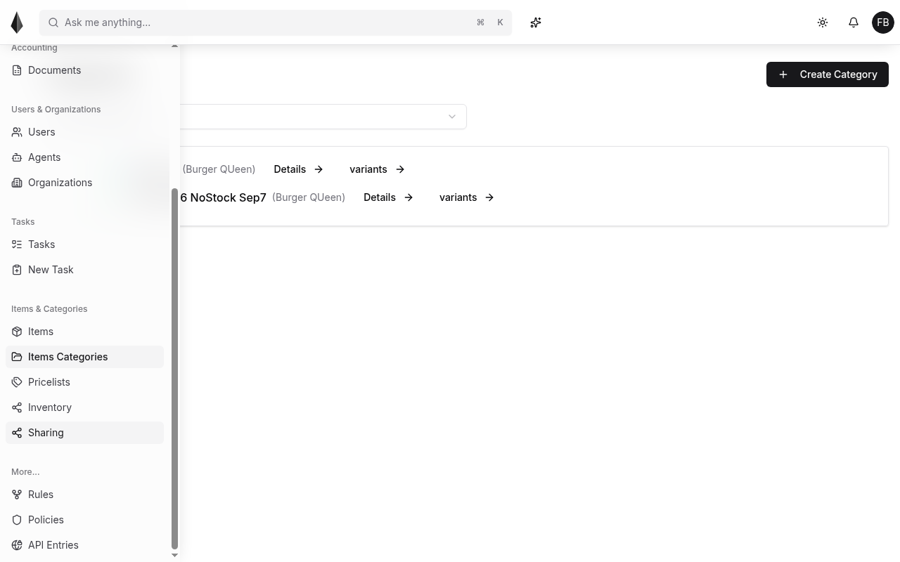 Catalog navigation