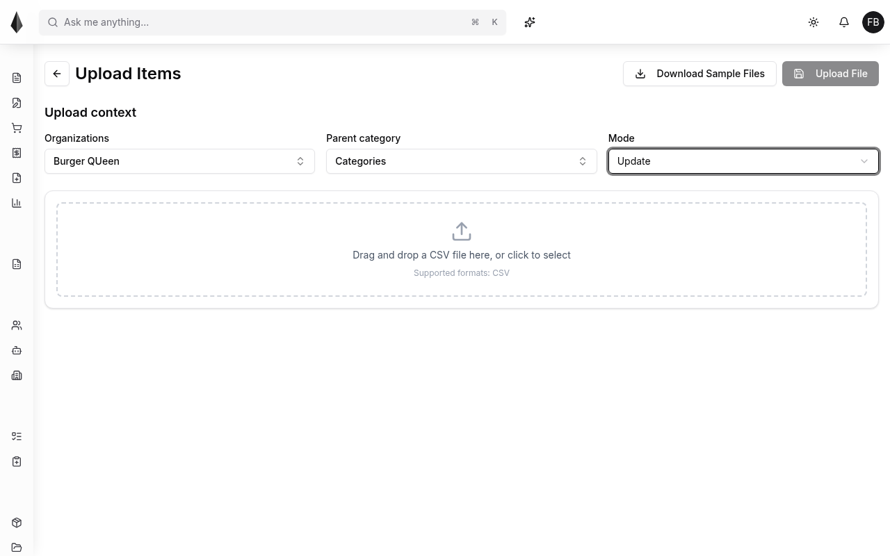CSV update with match column
